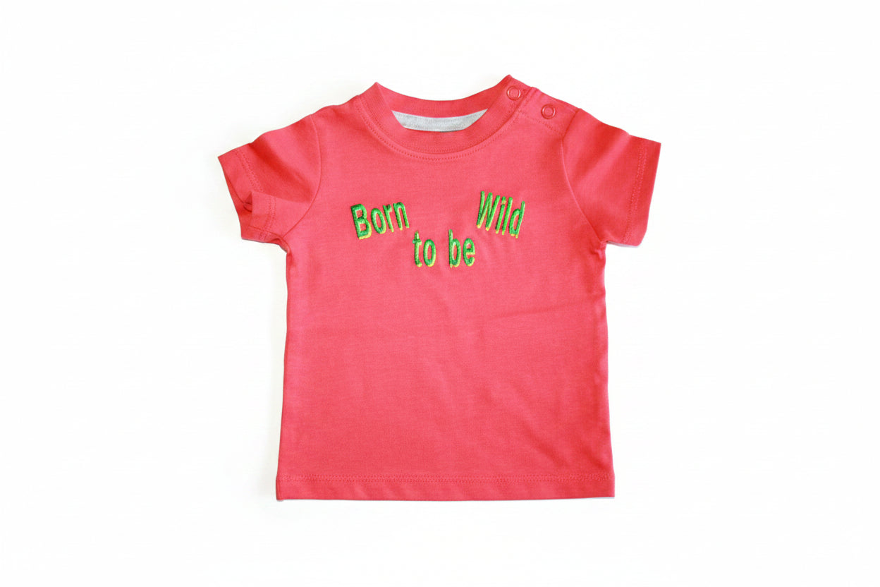 T-shirt kids met borduursel