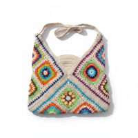 Gehaakte Shopper Granny Square 1