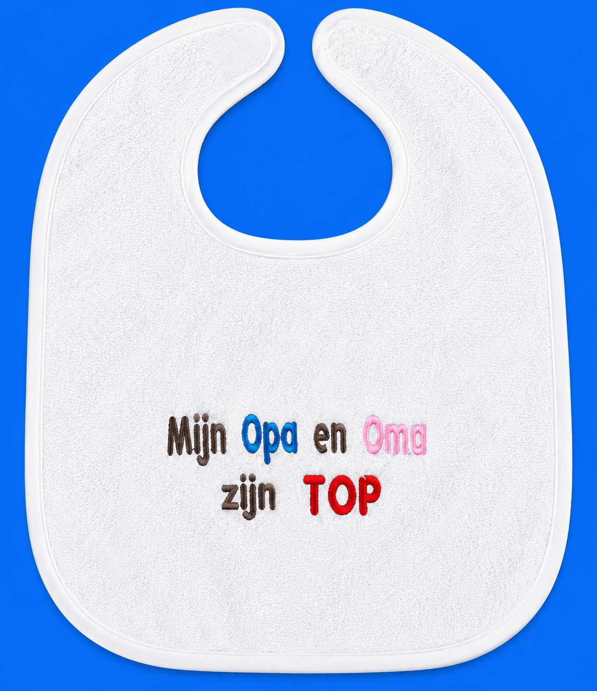 Slab met borduring