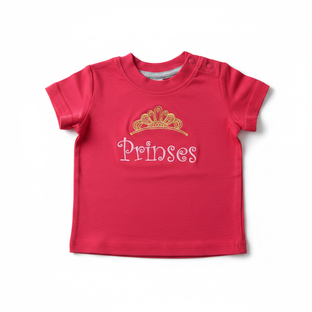 T-shirt Baby Prinses fuchsia variant 2